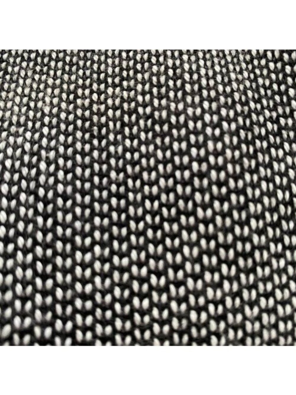 41 Hawthorn Knit Tweed Moto Jacket Size L Faux Leather Trim Gray Black Full  Zip - Picture 3 of 12